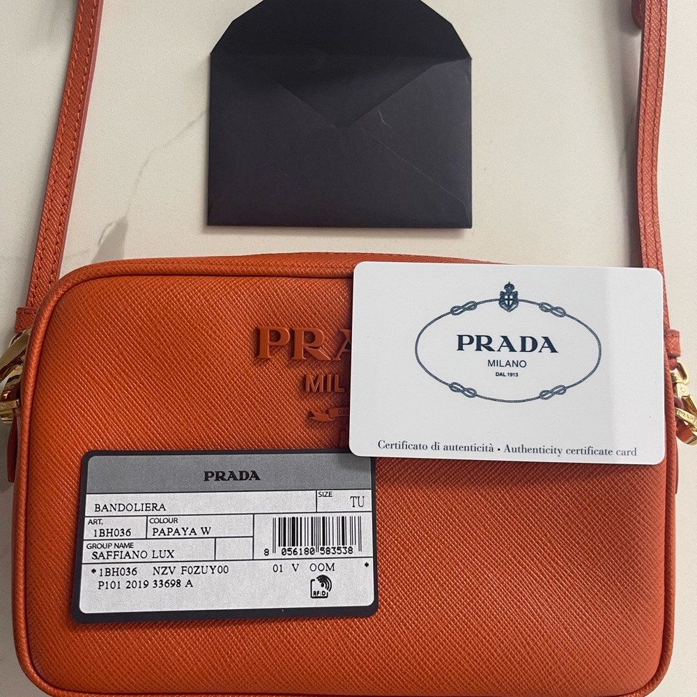 Prada Orange Crossbody Bag - Picture 12 of 15